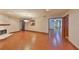 Spacious dining room featuring hardwood floors and fireplace at 220 Coleman E Dr, Winter Haven, FL 33884