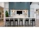 Modern clubhouse bar with seating at 8322 Sw 52Nd Lane Rd, Ocala, FL 34481