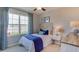 Cozy bedroom with window seat and a view, perfect for guests at 140 Hickory Course Trl, Ocala, FL 34472