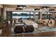 Elegant community clubhouse lobby with comfortable seating and fireplace at 4083 Nw 44Th Cir, Ocala, FL 34482