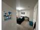 Bedroom with a twin bed and colorful decor at 319 Hibiscus Dr, Kissimmee, FL 34759