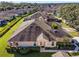 Aerial view of a house with a large backyard at 7067 Sw 91St Ct, Ocala, FL 34481