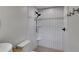 Clean bathroom with a modern shower and updated fixtures at 1737 Jacobs Rd, South Daytona, FL 32119