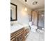 Clean bathroom with a shower and updated vanity at 1140 E George St, Bartow, FL 33830