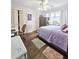 Comfortable bedroom with double closets and wood flooring at 1140 E George St, Bartow, FL 33830