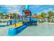 Fun waterpark for with a waterslide and spray features at 2174 Fleming Mist Pl, Kissimmee, FL 34747