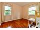 Well-lit bedroom featuring hardwood floors and window at 540 Francis Blvd, Lakeland, FL 33801