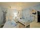 Charming bedroom with twin beds and Frozen themed wall art at 2857 Bookmark Dr, Kissimmee, FL 34746