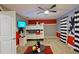 bedroom with bunk bed and Mickey Mouse decor at 2857 Bookmark Dr, Kissimmee, FL 34746