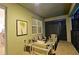Covered patio with seating area, creating a relaxing outdoor space at 2857 Bookmark Dr, Kissimmee, FL 34746