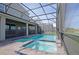 Enjoy this screened-in pool and spa with a spacious patio at 2857 Bookmark Dr, Kissimmee, FL 34746