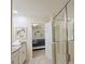 Bathroom with double vanity and shower at 2857 Bookmark Dr, Kissimmee, FL 34746