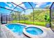 Private screened pool and spa at 1959 Tropical Palms Cir, Kissimmee, FL 34747