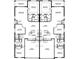 Two-unit floor plan with two bedrooms, two bathrooms, and a garage at 5213 Nw 43Rd Lane Rd, Ocala, FL 34482