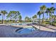 Inviting pool and spa area with plenty of lounge chairs at 7663 Sir Kaufmann Ct, Kissimmee, FL 34747