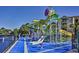 Fun waterpark featuring slides and a playful design at 7663 Sir Kaufmann Ct, Kissimmee, FL 34747