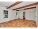 Spacious bedroom with terracotta tile floor and ceiling fan at 8901 Nw 136Th Avenue Rd, Ocala, FL 34482