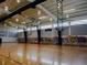 Indoor basketball court with painted wall art at 604 W 12Th St, Lakeland, FL 33805