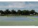 Tennis court with green and blue surface at 604 W 12Th St, Lakeland, FL 33805