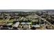 Aerial view of neighborhood near a hospital and body of water at 604 W 12Th St, Lakeland, FL 33805