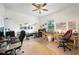 Home office with two work stations and ample storage at 4046 Dinner Lake Way, Lake Wales, FL 33859