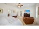 Spacious main bedroom with ensuite bathroom and sitting area at 4046 Dinner Lake Way, Lake Wales, FL 33859