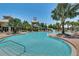 Resort-style community pool with a waterslide at 1126 Whitewater Bay Dr, Groveland, FL 34736