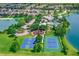 Community overview with tennis and basketball courts at 1126 Whitewater Bay Dr, Groveland, FL 34736