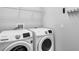 Convenient laundry room with Samsung washer and dryer at 1126 Whitewater Bay Dr, Groveland, FL 34736