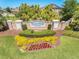 Waterside Preserve community entrance with landscaping at 1126 Whitewater Bay Dr, Groveland, FL 34736