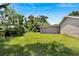 View of backyard, shed, and house exterior at 2439 Lakeview St, Lakeland, FL 33801