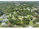 Aerial view of a large residential area with many houses and green spaces, showcasing a suburban neighborhood at 4314 Ridge Rd, Lakeland, FL 33811