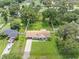 Bird's eye view of a single story home with large backyard and driveway at 4314 Ridge Rd, Lakeland, FL 33811