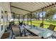 Relaxing screened patio with seating area, perfect for outdoor dining at 4314 Ridge Rd, Lakeland, FL 33811