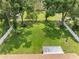 Large backyard with trampoline, playset, and ample green space at 4314 Ridge Rd, Lakeland, FL 33811