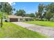 House exterior showcasing a ranch-style home with a brown garage door and well-maintained lawn at 4314 Ridge Rd, Lakeland, FL 33811