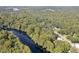 Aerial view of property near a tranquil river at 3603 Cr 626N, Bushnell, FL 33513