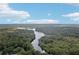 Aerial view of a peaceful river in nature at 3603 Cr 626N, Bushnell, FL 33513