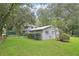 Large backyard with detached building and green space at 3603 Cr 626N, Bushnell, FL 33513
