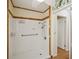 Accessible roll-in shower with grab bars and storage at 3603 Cr 626N, Bushnell, FL 33513