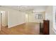 Large bedroom with hardwood floors and fireplace at 3603 Cr 626N, Bushnell, FL 33513