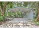 Metal carport providing covered parking at 3603 Cr 626N, Bushnell, FL 33513