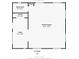 Mother in law suite floor plan with studio space, bathroom, and closets at 3603 Cr 626N, Bushnell, FL 33513