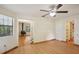 Spacious living room with hardwood floors and wood burning stove at 3603 Cr 626N, Bushnell, FL 33513