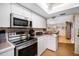 Kitchen with stainless steel appliances and a breakfast bar at 696 Caribbean Dr, Lakeland, FL 33803