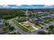 House and surrounding neighborhood from above at 1801 Stargazer Trl, Kissimmee, FL 34758