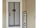 Front door with a magnetic screen door and a welcome sign at 6294 Manitoba Dr, Lakeland, FL 33805