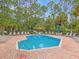 Community pool with lounge chairs and umbrellas at 2040 Royal Bay Blvd # 31, Kissimmee, FL 34746