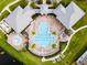 Community pool and lounge area viewed from above at 14234 Lanikai Beach Dr, Orlando, FL 32827