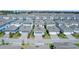 Aerial view of houses and garages in a residential neighborhood at 14234 Lanikai Beach Dr, Orlando, FL 32827